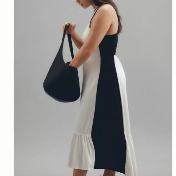 Brand New Daily Practice Colourblock Racer Midi Dress - Picture 5 of 6